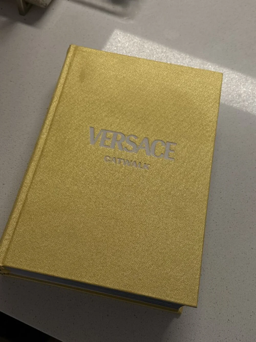 Versace Catwalk Yale Book (Gold Cover)